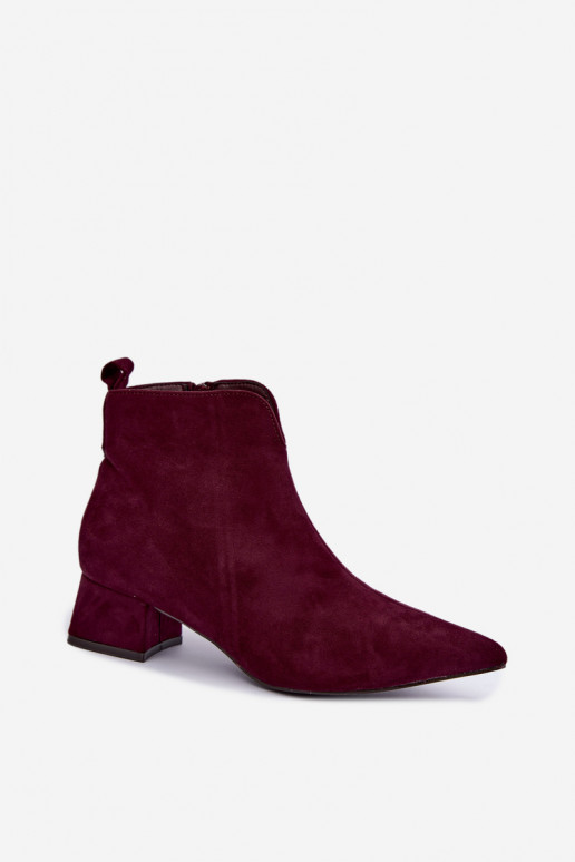 Stivaletti bordeaux Klocke Heliara