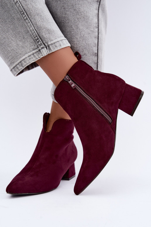 Stivaletti bordeaux Klocke Heliara