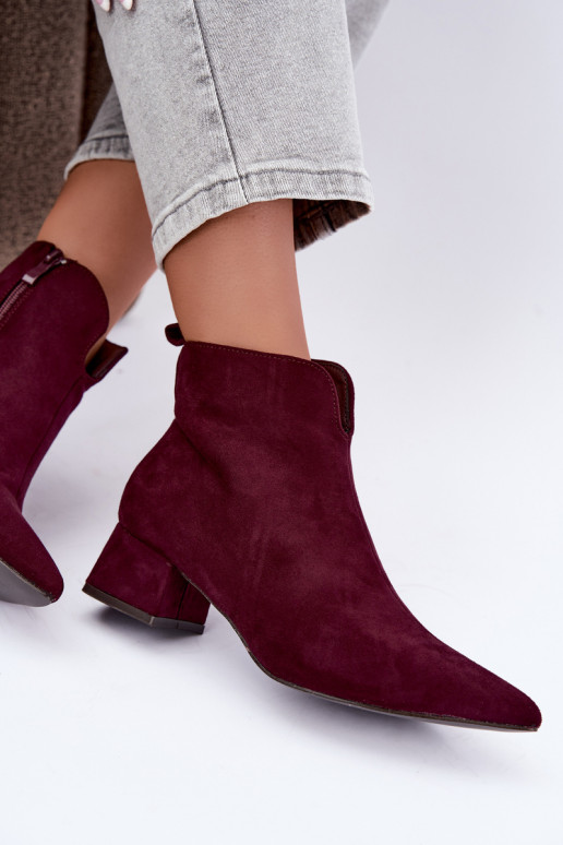 Stivaletti bordeaux Klocke Heliara