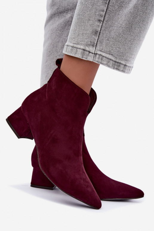 Stivaletti bordeaux Klocke Heliara