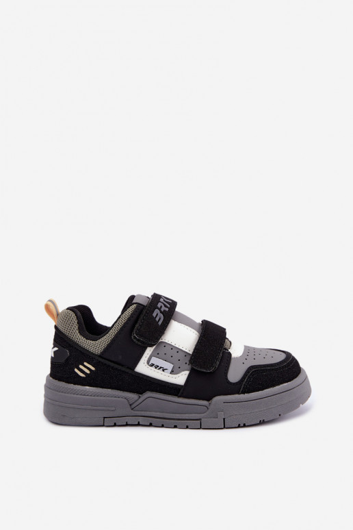 Sneakers per ragazzi Bartek 8700210 in nero e grigio