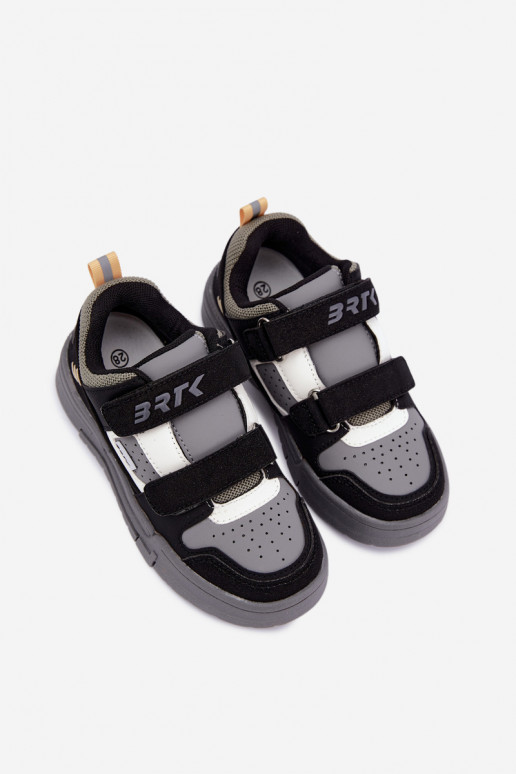 Sneakers per ragazzi Bartek 8700210 in nero e grigio