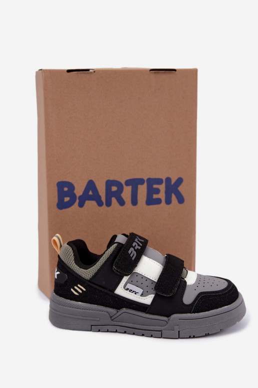 Sneakers per ragazzi Bartek 8700210 in nero e grigio