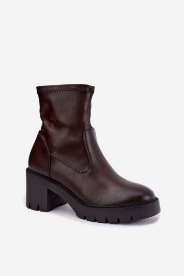 Stivaletti isolati Klocke Vinceza 58672 cioccolato