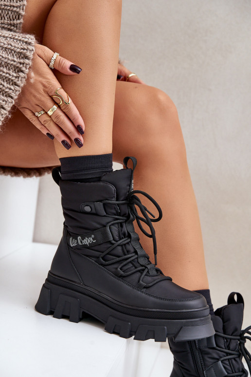 Stivali da neve neri da donna Lee Cooper LCJ-24-47-3144