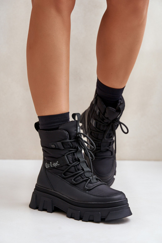 Stivali da neve neri da donna Lee Cooper LCJ-24-47-3144