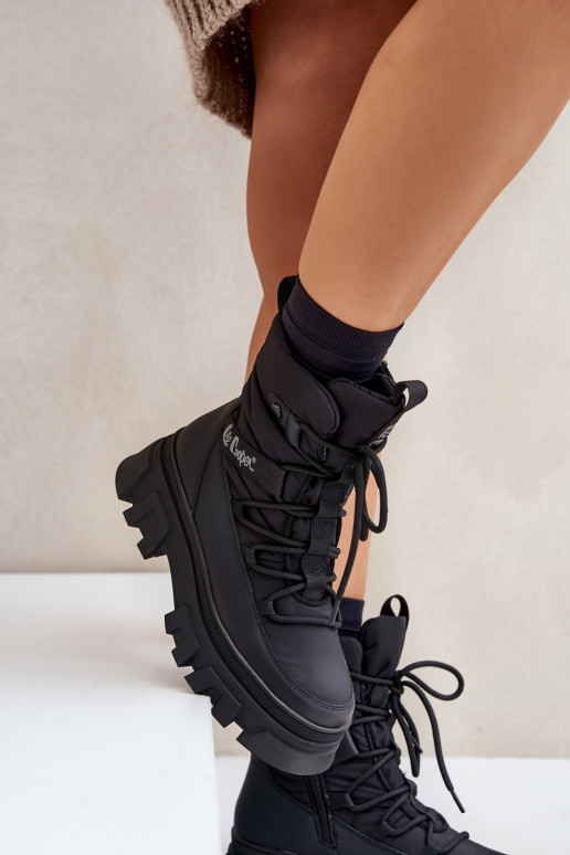 Stivali da neve neri da donna Lee Cooper LCJ-24-47-3144