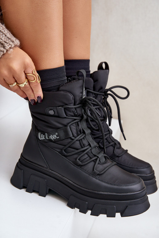 Stivali da neve neri da donna Lee Cooper LCJ-24-47-3144