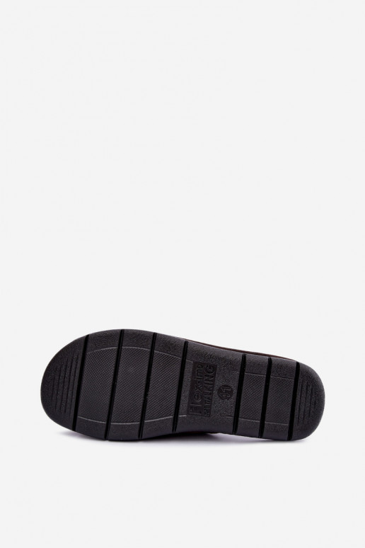 Pantofole marroni da uomo Inblu 91000034