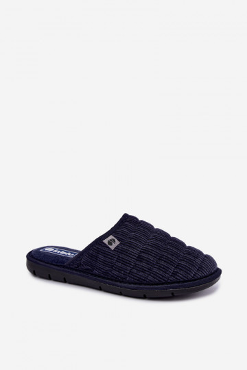 Pantofole blu scuro da uomo Inblu 91000034