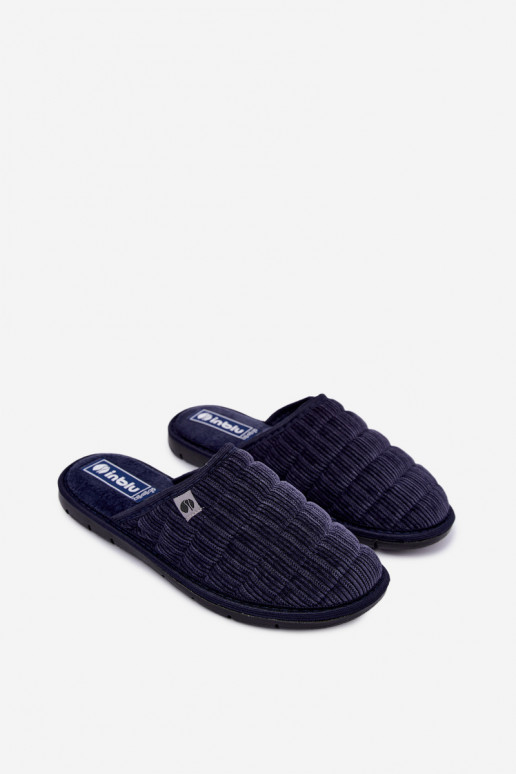 Pantofole blu scuro da uomo Inblu 91000034