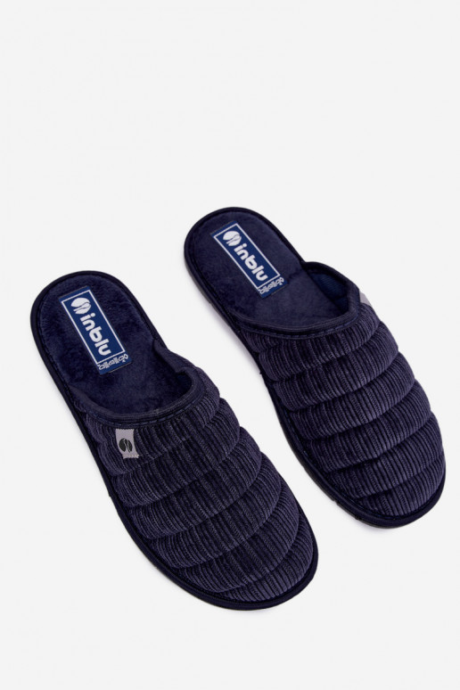 Pantofole blu scuro da uomo Inblu 91000034