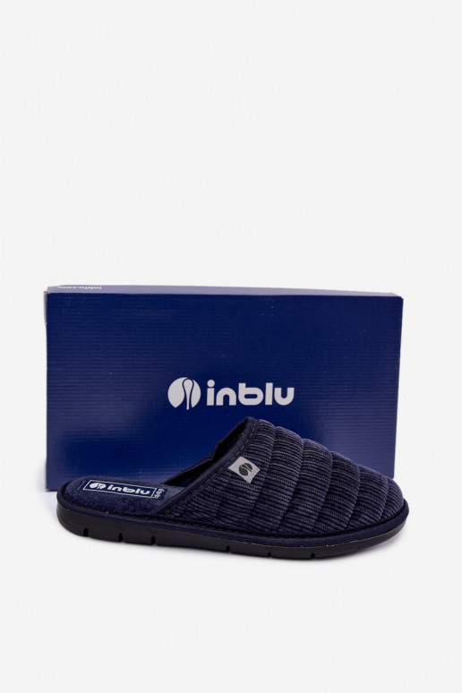 Pantofole blu scuro da uomo Inblu 91000034