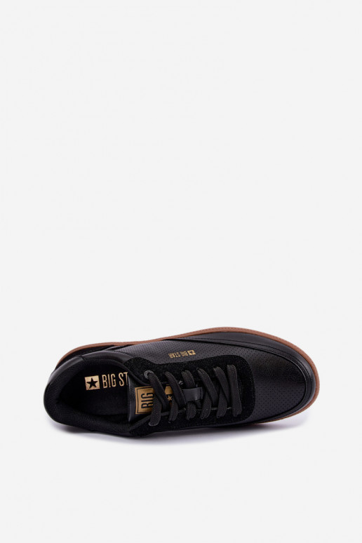 Sneakers neri da uomo Big Star UU174045