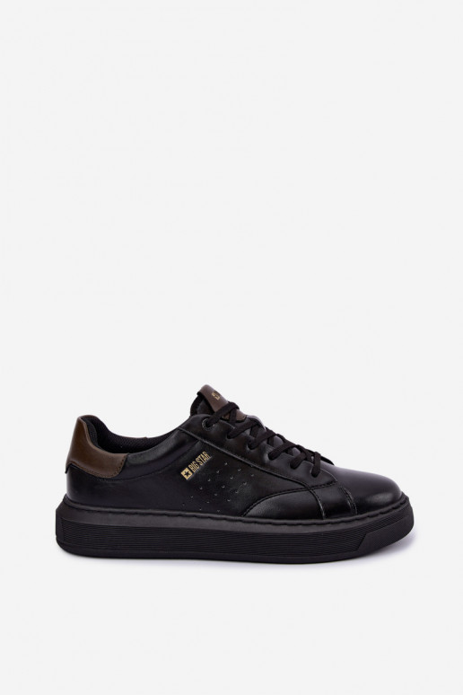 Sneakers neri da uomo con piattaforma Big Star UU174291