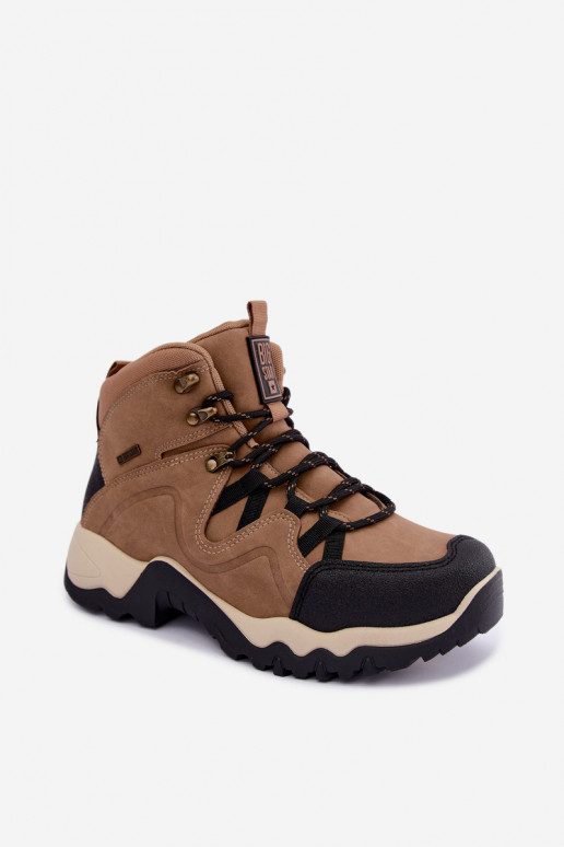 Stivali da trekking marroni da uomo Big Star UU174182 HI-Poly System