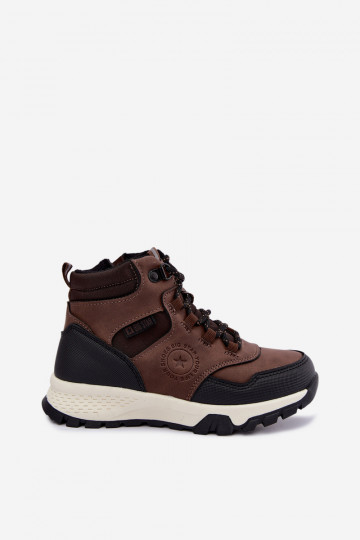 Stivali marroni scuri isolati per bambini Big Star UU374003 2
