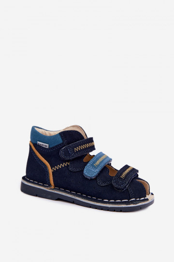 Sandali da donna per ragazzi Bartek 8920061 blu scuro