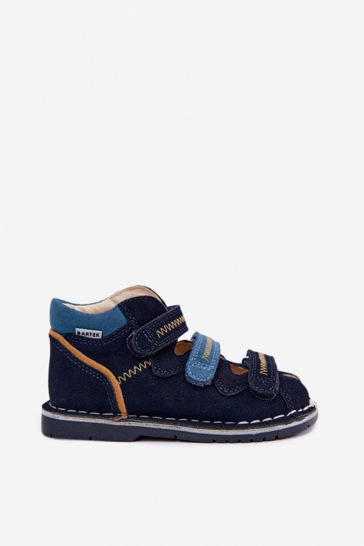 Sandali da donna per ragazzi Bartek 8920061 blu scuro