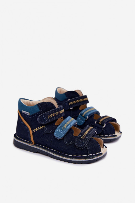 Sandali da donna per ragazzi Bartek 8920061 blu scuro