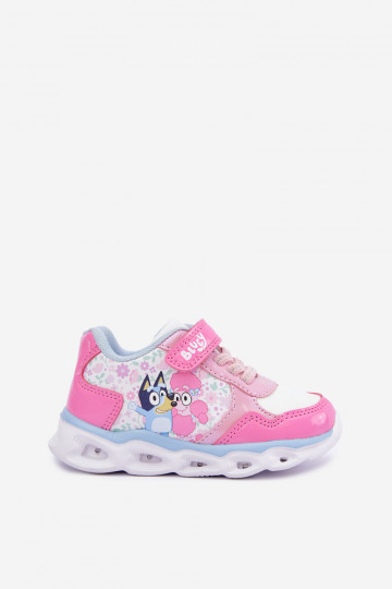 Sneakers per bambini Bluey con suola glitter 8704215 rosa 2