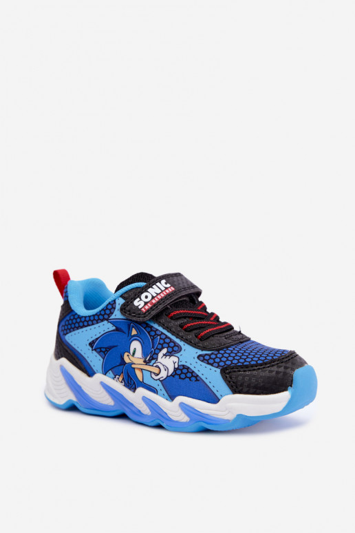 Sneakers per ragazzi Sonic con suola glitter 8702946 blu scuro