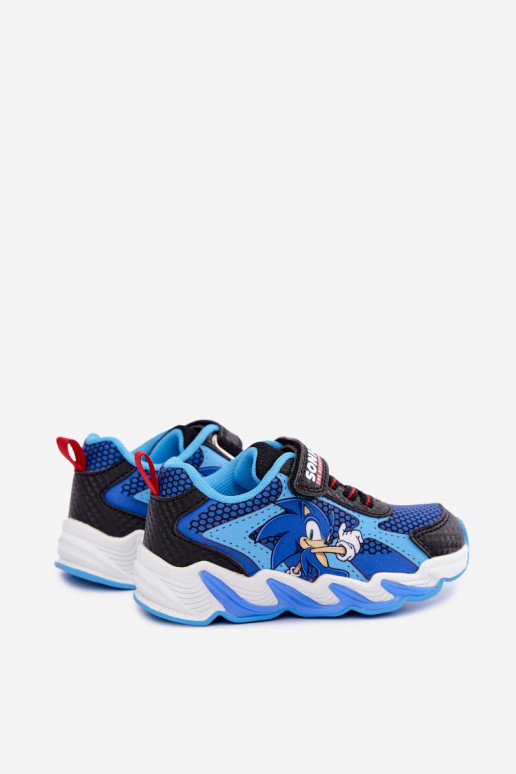 Sneakers per ragazzi Sonic con suola glitter 8702946 blu scuro