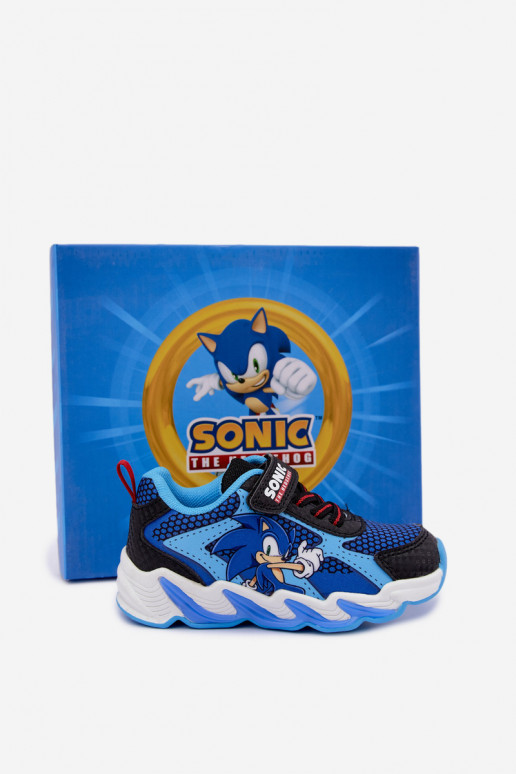 Sneakers per ragazzi Sonic con suola glitter 8702946 blu scuro