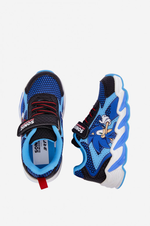 Sneakers per ragazzi Sonic con suola glitter 8702946 blu scuro
