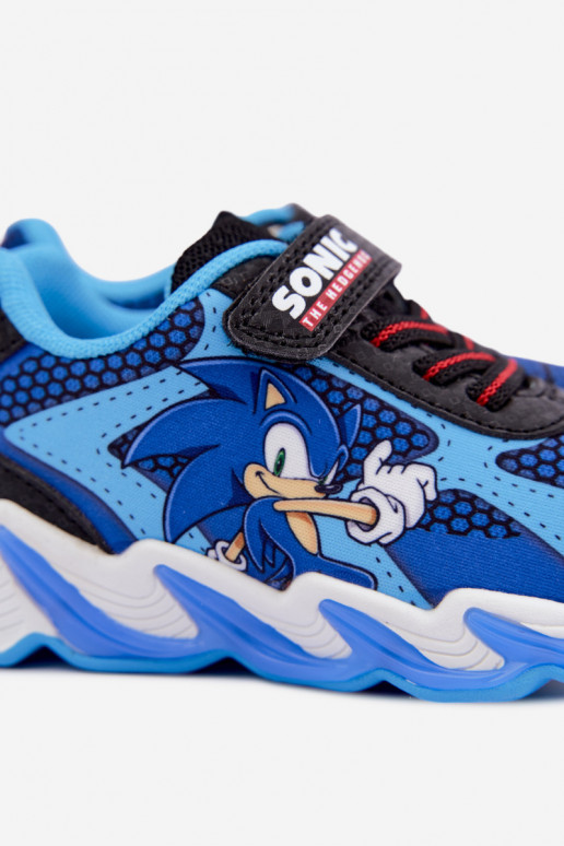 Sneakers per ragazzi Sonic con suola glitter 8702946 blu scuro