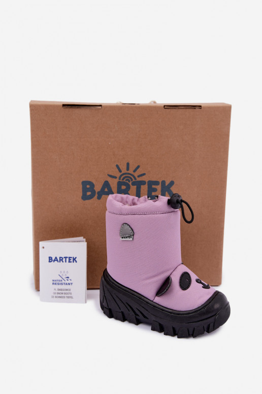 Stivali da neve per bambini in materiale impermeabile Bartek 11045801 viola