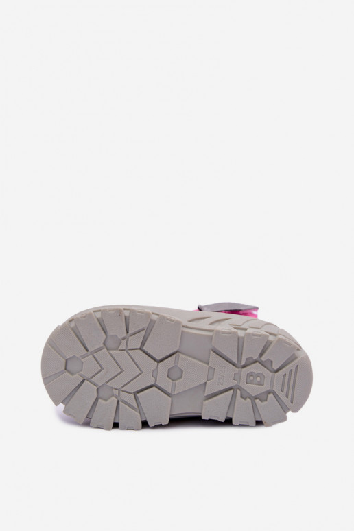 Stivali da neve per bambini con chiusure adesive Bartek 11626012 rosa