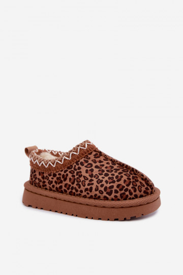 Stivali da neve per bambini con stampa leopardata Ysmerine