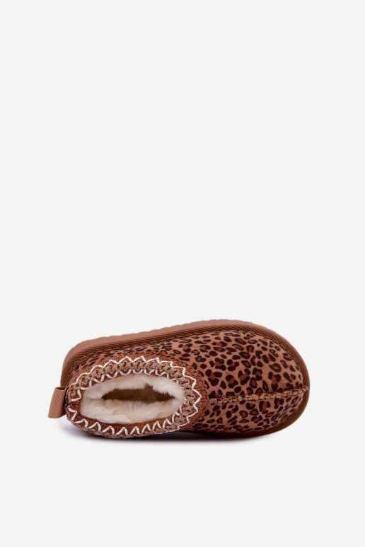 Stivali da neve per bambini con stampa leopardata Ysmerine