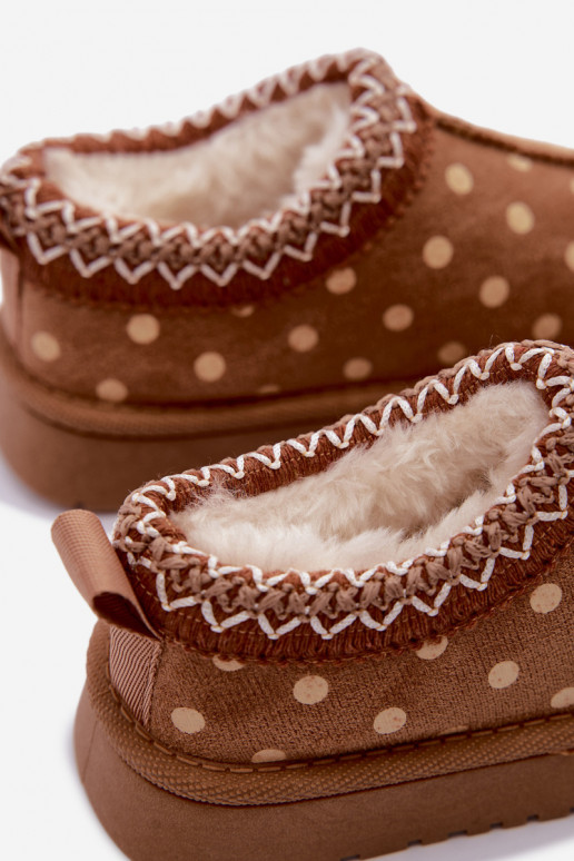 Stivali da neve per bambini marroni Ysmerine