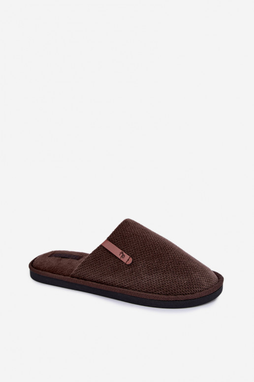 pantofole da uomo in marrone Dervan