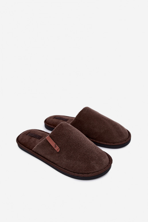 pantofole da uomo in marrone Dervan