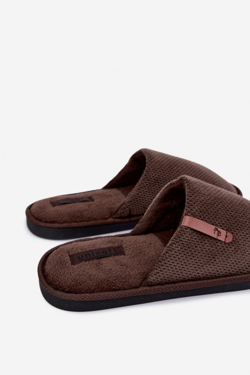 pantofole da uomo in marrone Dervan