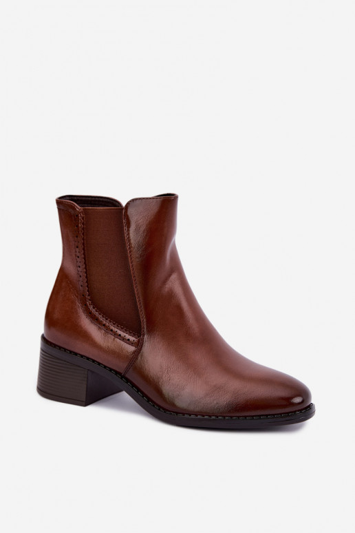 Stivaletti eleganti da donna in marrone Dalmora
