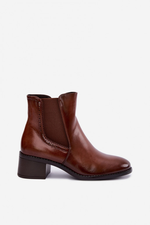 Stivaletti eleganti da donna in marrone Dalmora
