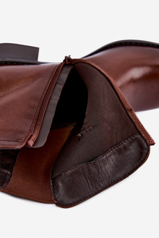 Stivaletti eleganti da donna in marrone Dalmora