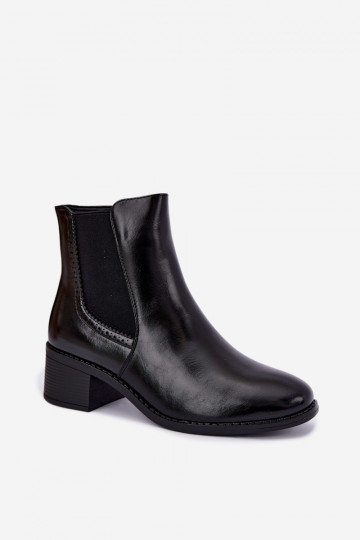 Stivaletti eleganti da donna in nero Dalmora