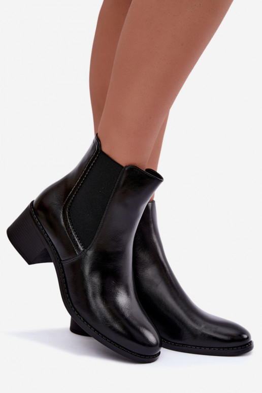 Stivaletti eleganti da donna in nero Dalmora