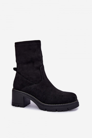 Stivaletti da donna in nero Meldrenelle