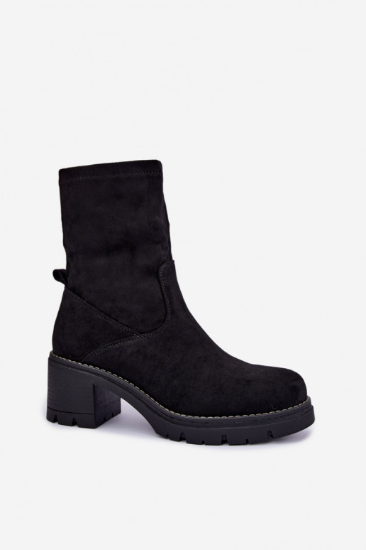 Stivaletti da donna in nero Meldrenelle