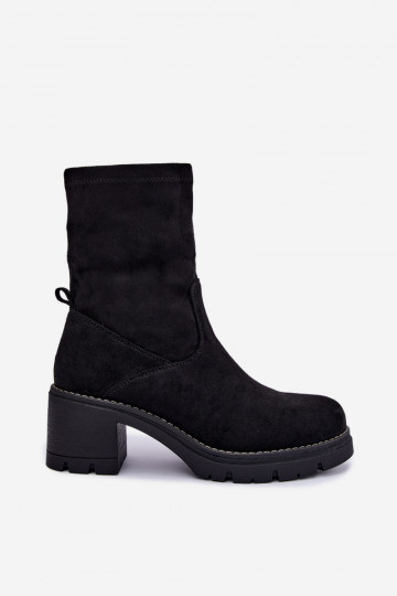 Stivaletti da donna in nero Meldrenelle 2
