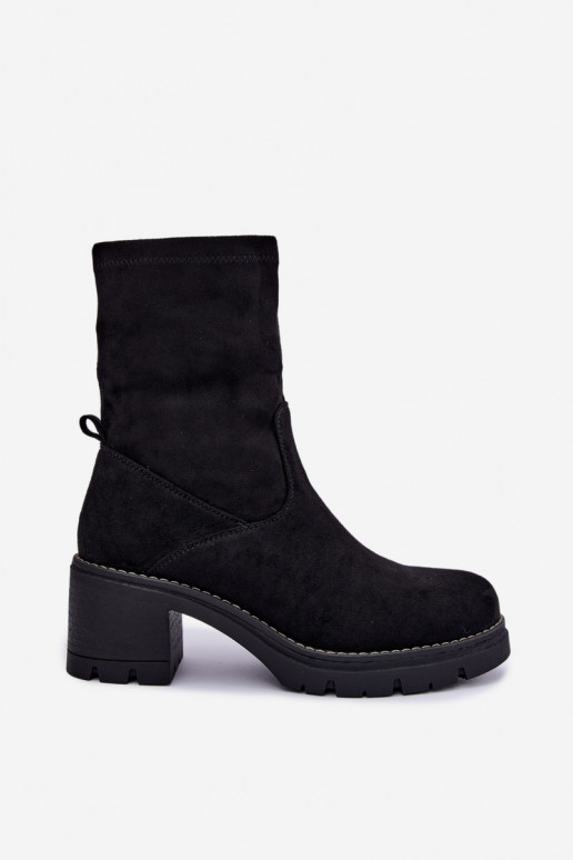 Stivaletti da donna in nero Meldrenelle