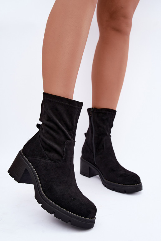 Stivaletti da donna in nero Meldrenelle