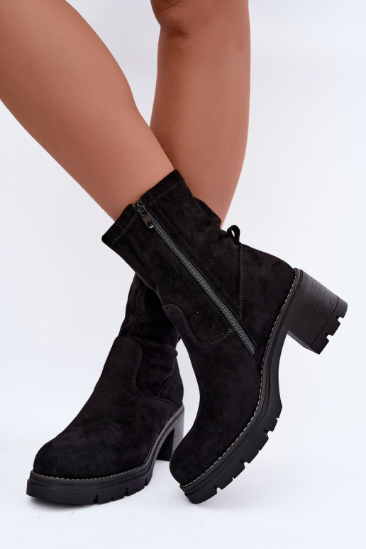 Stivaletti da donna in nero Meldrenelle
