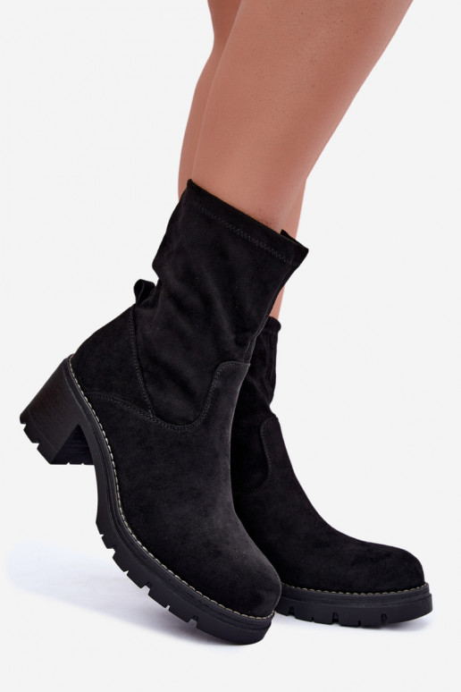 Stivaletti da donna in nero Meldrenelle